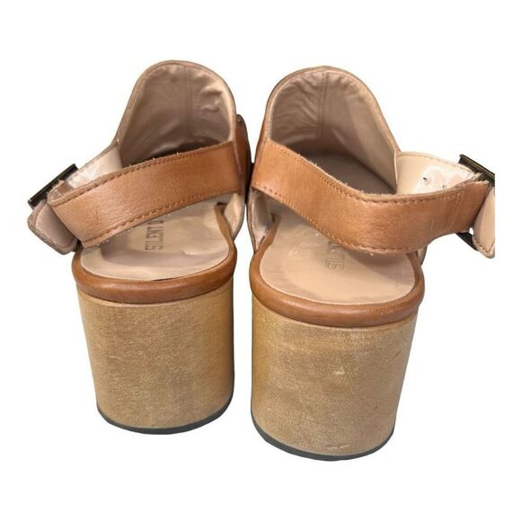 Anthropologie Silent D Women's Honey Georgia Slingback Heel Clogs Brown Size 40 - Picture 4 of 14